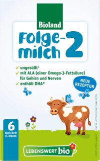 MHD 08.10.24 Lebenswert bio Folgemilch 2 500g