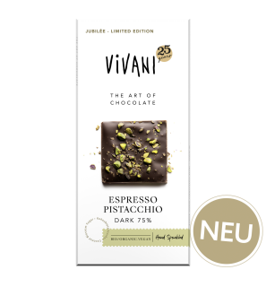 Vivani Espresso Pistacchio Dark 80g