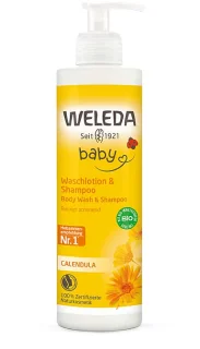 Weleda Calendula Waschlotion & Shampoo 400ml