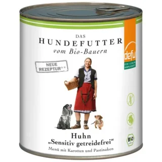 Defu Hundenassfutter Huhn Sensitiv Getreidefrei 820g